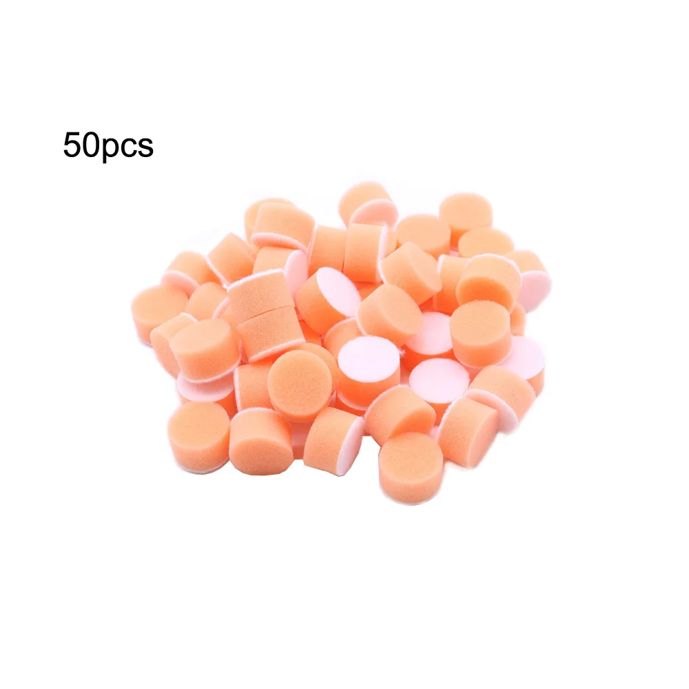 50pcs 1 Inch Car Mini Polisher Pad 25mm Buffing Detail Polisher Sponge Kit Multipurpose Wax Hand Tool