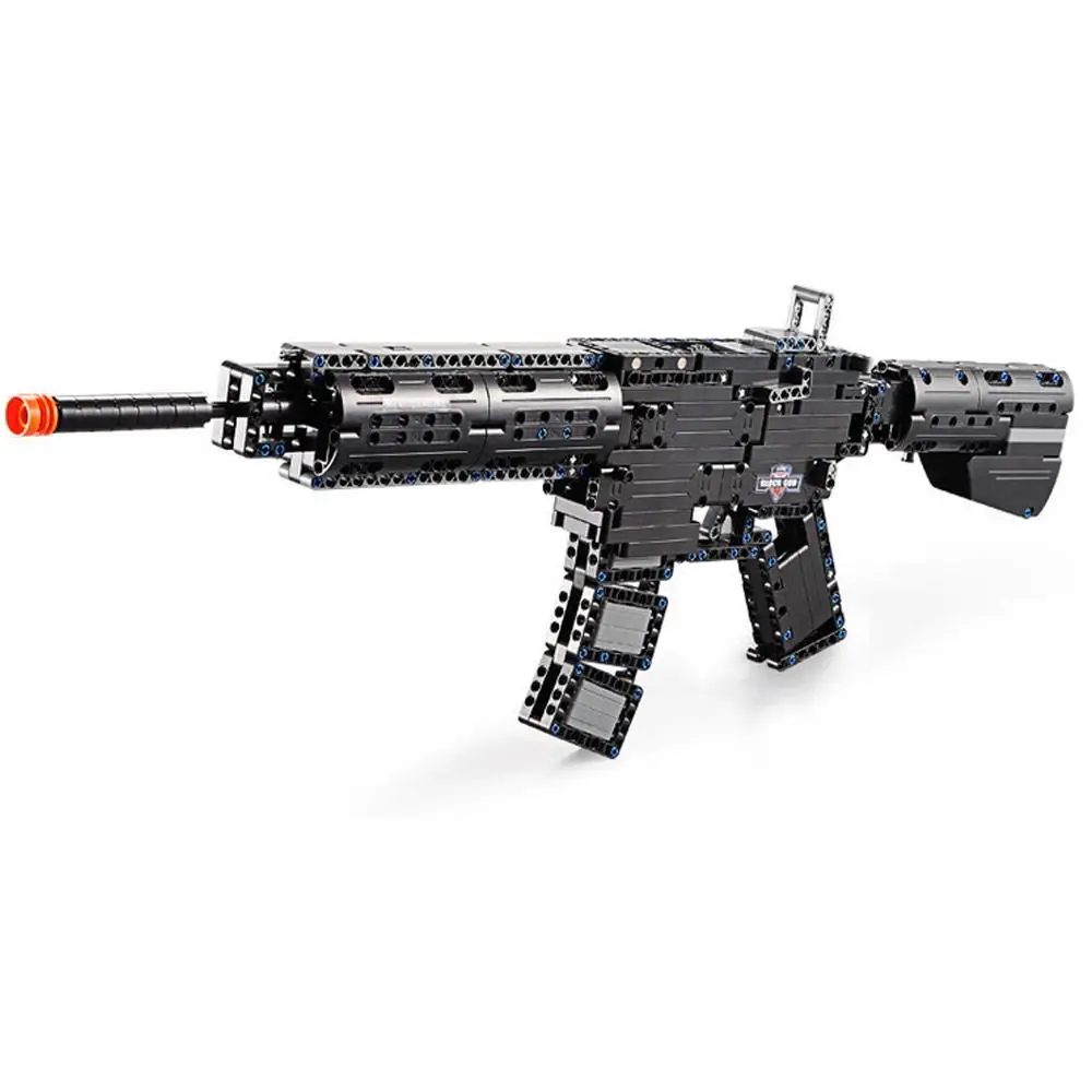 660 шт сборные строительные блоки игрушки оружие пустынный Орел и 98K MP5 M4A1 P90 AK-47 M1887 пистолет пластиковая модель для детей