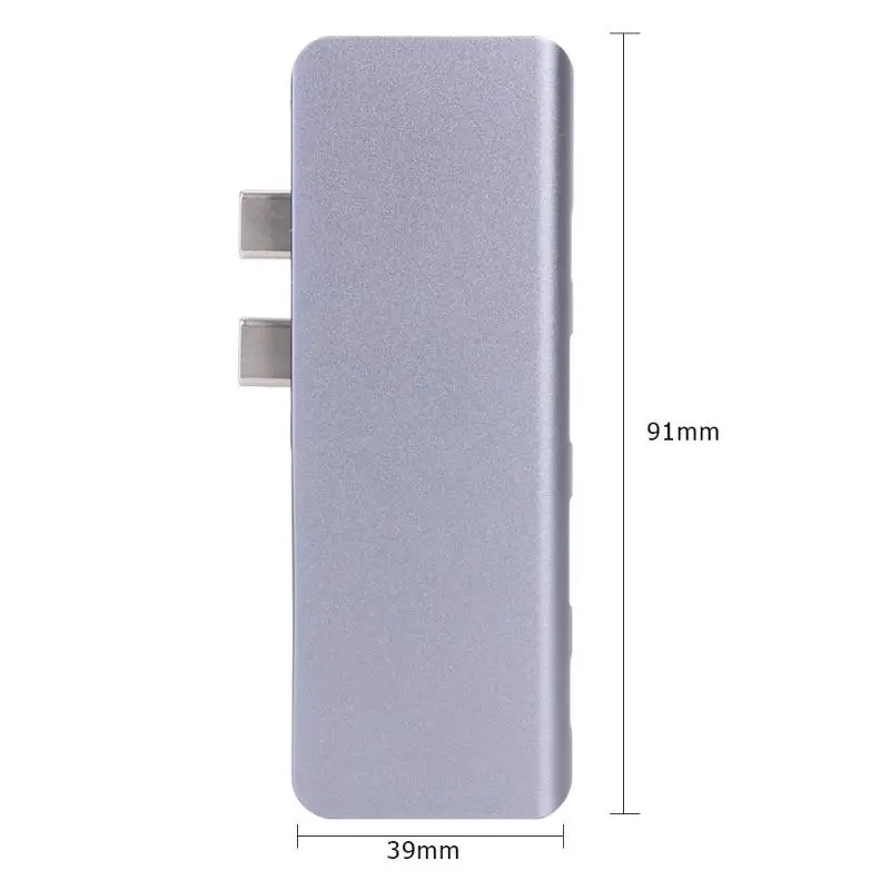 5 портов usb type C HUB USB-C до 4K 30Hz HDMI usb type-C адаптер Встроенная версия 5 в 1 компьютер ПК ноутбук сплиттер алюминиевый сплав