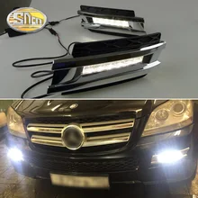 Светодиодные дневные фары drl Противотуманные фары для Mercedes Benz gl CLASS gl350 gl400 gl450 gl500 X164 2006 2007 2008 2009