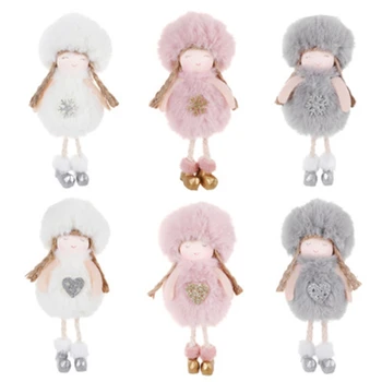 

6 Christmas Plush Angel Pendants, Cute Dolls, Dolls, Christmas Tree Pendants