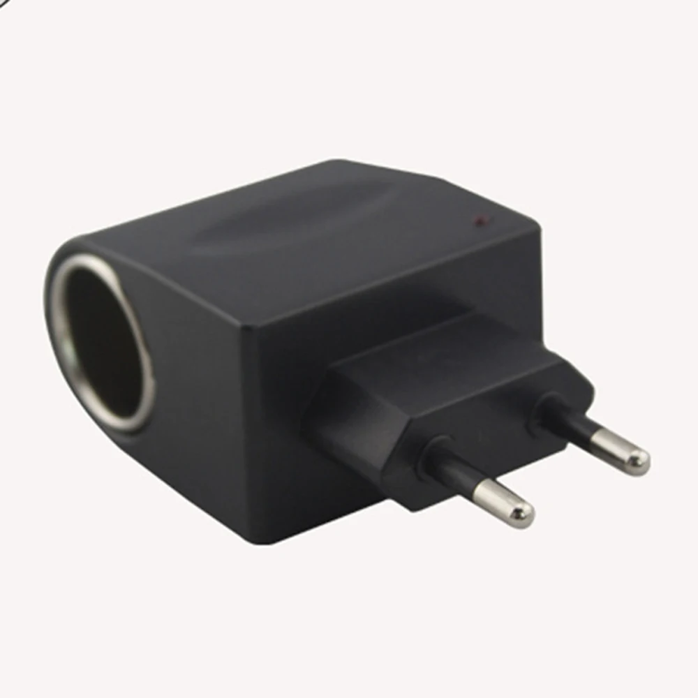 Universal Car Cigarette Lighter Socket Splitter Plug Mini AC Wall Power 220V To DC 12V Cigarette Lighter Adapter Converter