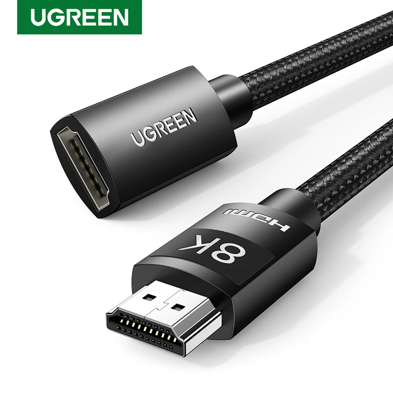 Cavo Di Prolunga Ugreen Cavo Hdmi 2.1 Per Ps5 Gopro Hero 8 8K/60Hz 4K/120Hz Cavo Ultra Ad Alta Velocità 48Gbps Earc Hdcp 8K Hdmi 2.1