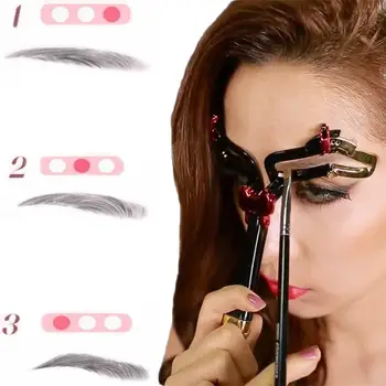 

Adjustable Eyebrow Shapes Stencil Template Face Makeup Beginner Beauty Tool Adjustable Easy to Use Save Time