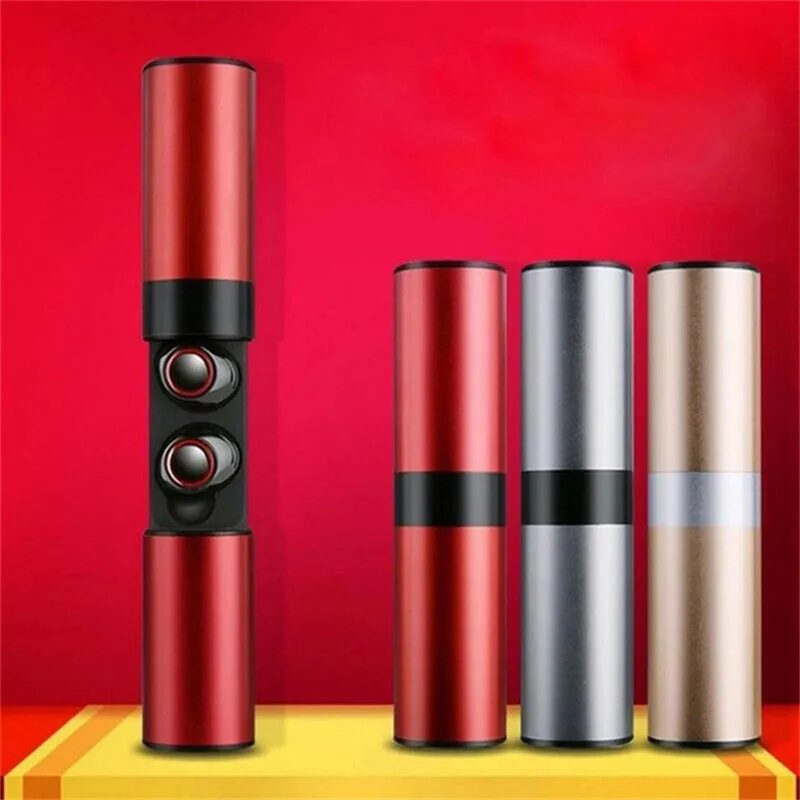 TWS наушники S2 с поддержкой Bluetooth и зарядным футляром на 1200 мА · ч|Наушники