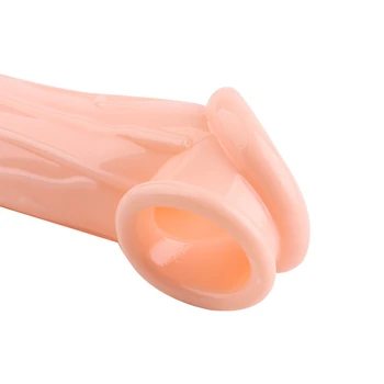 Reusable Silicon  Penis Sleeve For Men Dildo Sheath Extender Sleeve Penis Cocks Cover Sex Toys  Male Cock Extender Sleeve Penis 6