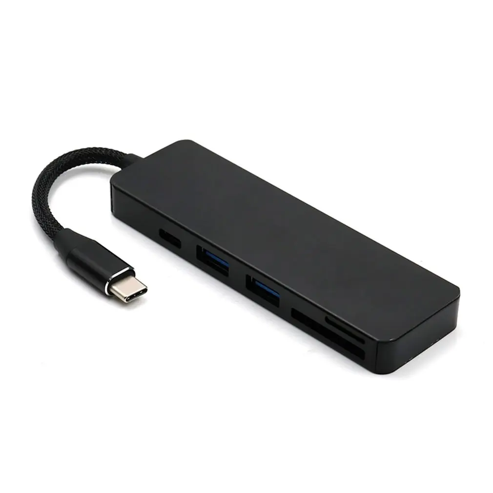 Многофункциональный USB 3,1 type-C концентратор TF кард-ридер type C к USB конвертер Высокоскоростной USB 3,0 разветвитель концентратор адаптер для Macbook