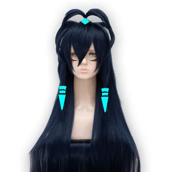

WEILAI Convex and concave world Role playing wig Black Long straight fluffy explosive wig