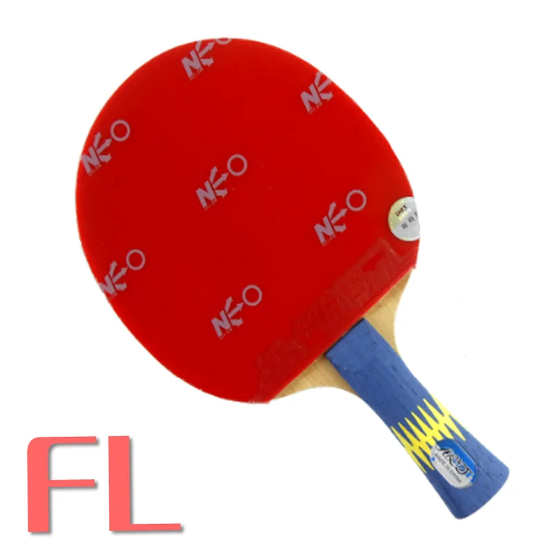 Galaxy YINHE W-6 лезвие с RITC729 FOCUS3 Бекас и DHS NEO Hurricane 3 резинки для ракетки - Цвет: shakehand long FL