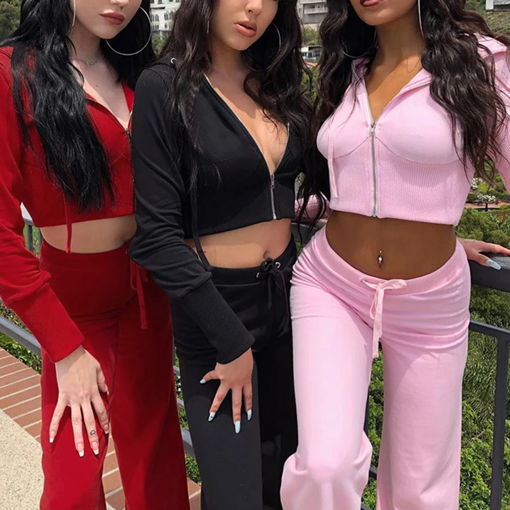 

MoneRffi New Arrival Women Sport Suit Tracksuit Long Sleeve Stripe Running Set Winter Jogging Casual Lady Solid Color Sweatwears