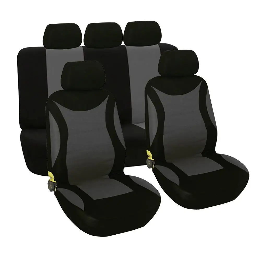 9 шт. чехол для сиденья автомобиля полный набор полиэфирная ткань универсальный чехол для сидений автомобиля для защиты сиденья аксессуары для интерьера