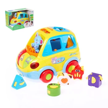 

Educational toy "Car", light and sound effects, with a sorter