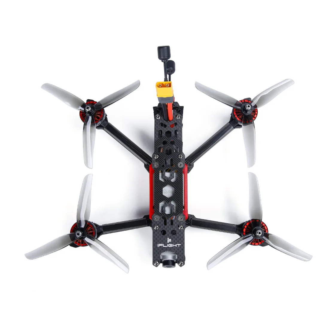 IFlight TITAN DC5 5 дюймов 222 мм 4S/6s HD FPV гоночный Дрон BNF W/sucex-d F7 50A Стек/XING-E 2207 2450/кв мотор
