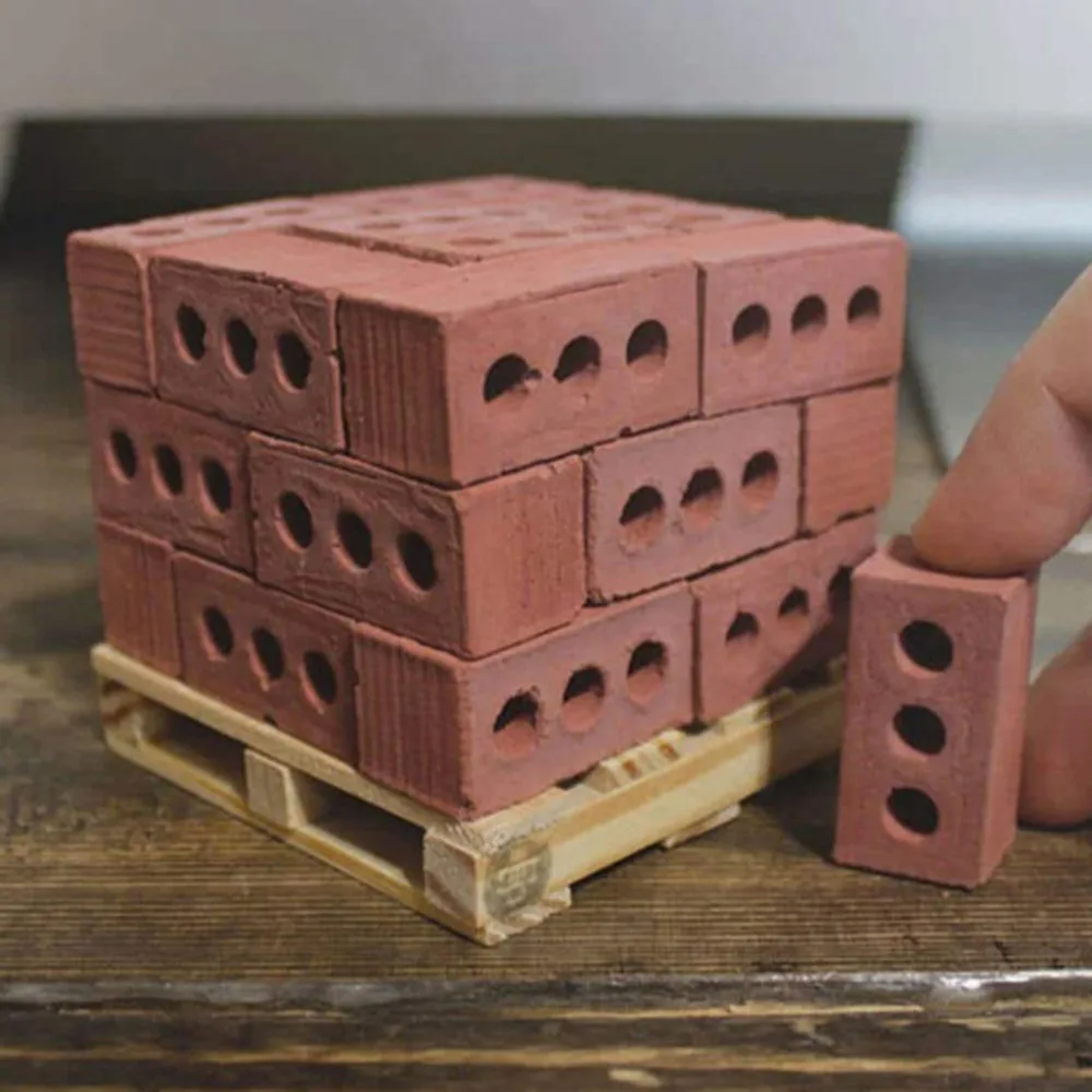 25 шт. мини цементный кирпич позволит вам построить свои собственные забавные гаджеты строительные блоки Обучающие Дети Крошечные стены мини Кирпичи Детские игрушки A40