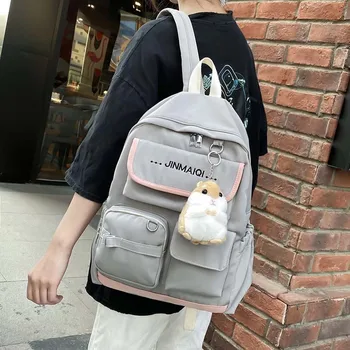 

Female Backpack School Rucksack Bags Designer College Black Preppy Style School Backpacks For Teenagers Mochilas Plecak