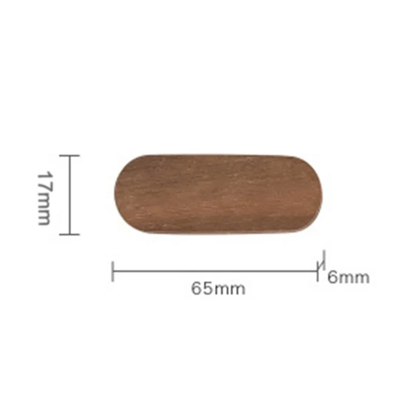 S 6.5cm Деревянный держатель для ключей настенный ключ органайзер для хранения крепкий магнитный ключ стойка брелок для ключей крючки делопроизводитель Ключница на стене - Цвет: S 6.5cm