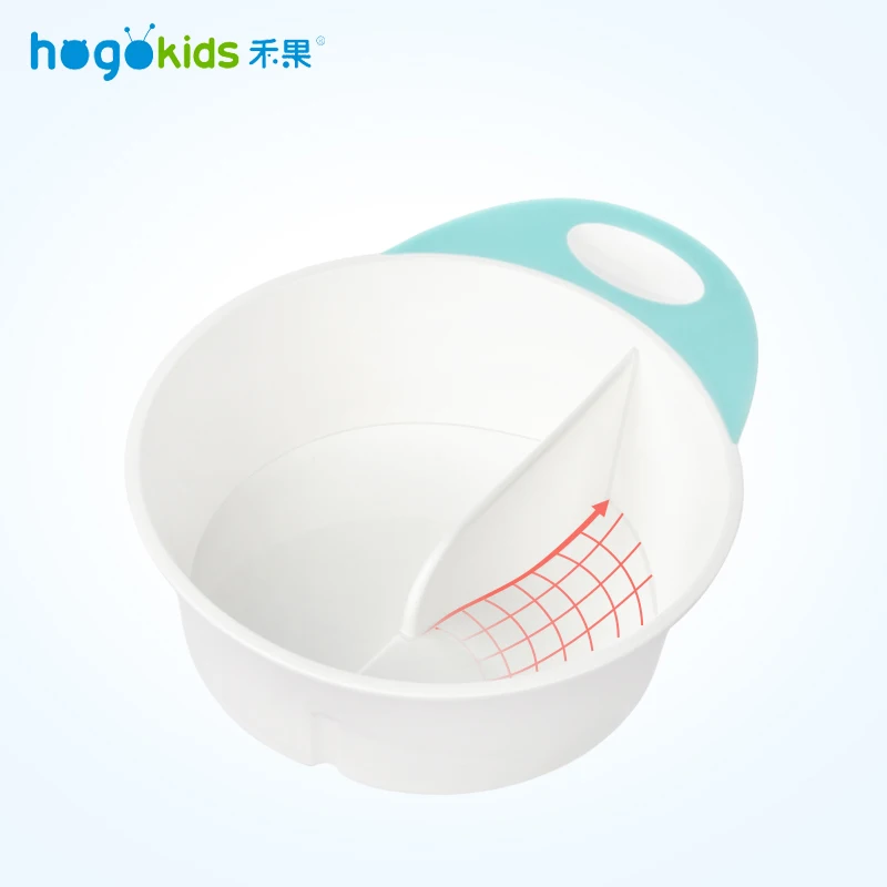 Hogokids, полипропиленовая посуда для кормления детей, детская посуда, детская тарелка, безопасная посуда, вспомогательная миска, разделительная обучающая миска