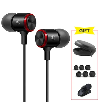 

3.5mm In Ear Earphones Bass Stereo Headset Earbuds Metal Wired Headphones Sport Running Headset for Xiaomi Redmi Note7 sluchawki