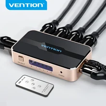 Przewód przedłużający rozdzielacz HDMI 5 wejście 1 wyjście przełącznik HDMI 5x1 3x1 dla konsoli XBOX 360 PS4 Smart Box HDTV 4K 5 w 1 przełącznik HDMI er Adapter