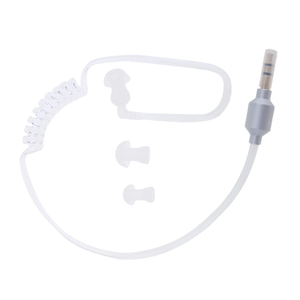 Anti-Radiation Mono Earphones 3.5mm Stereo Acoustic Hollow Air Tube Wired Earpiece Hands-free with Mic Headsets Lightweight Anti-Radiation Mono Earphones 3.5mm Stereo Acoustic Hollow Air Tube Wired Earpiece Hands-free with Mic Headsets Lightweight