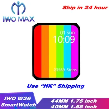 

2020 Original IWO W26 SmartWatch 44 MM 1.75 40 MM 1. 58 Smart Watch ECG Heart Rate Blood Pressure Waterproof Sport Band PK IWO12