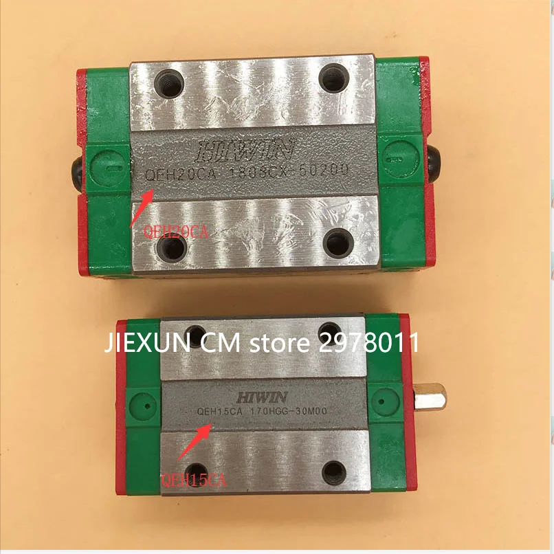 para Qeh15ca Qeh20ca Qeh25ca Bloco Deslizante de Guia Linear para Impressora a Jato de Tinta Rolamento de Trilho Linear Cnc Peças de Impressora Trilho Deslizante