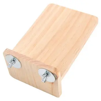 

Wooden Hamster Chinchilla Platform Springboard Wooden Small Animal Platform For Cage