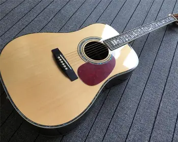 

coustic guitar free shipping ;solid pruce top;laminted rosewood bakc and sides;bone nut;bone saddle;ebony fretboard and bridge