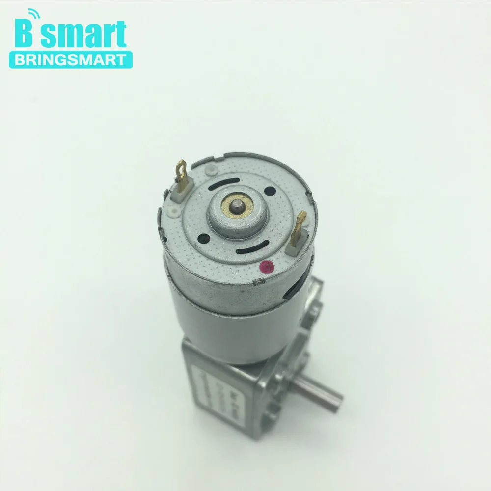 Bringsmart JGY-385 червячный мотор-редуктор DC 24 в мини-металлическая Шестерня s самоблокирующийся для DIY части вращающийся настольный дверной замок