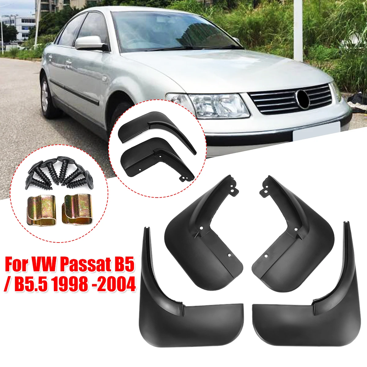 4 шт. брызговики для VW Passat B5 / B5.5 1998 2004|splash guard|rear mud flapmud flaps |
