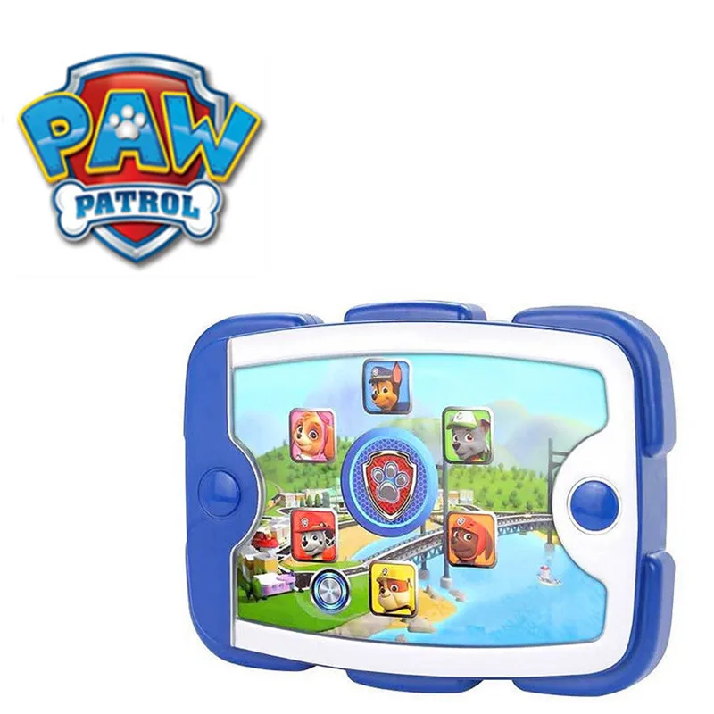 

Paw Patrol Ryder's Tablet Chinese Music Rescue Base Patrulla Canina Dogs Set Action Figure Model Toy Children's Gift