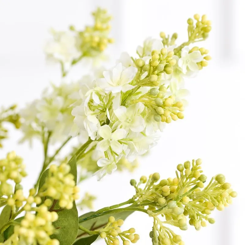  JAROWN Artificial Flowers Silk Lilac Fake Flowers Home Decoration Accessories Wedding Party Bride Bouquet DIY Material Flores (4)