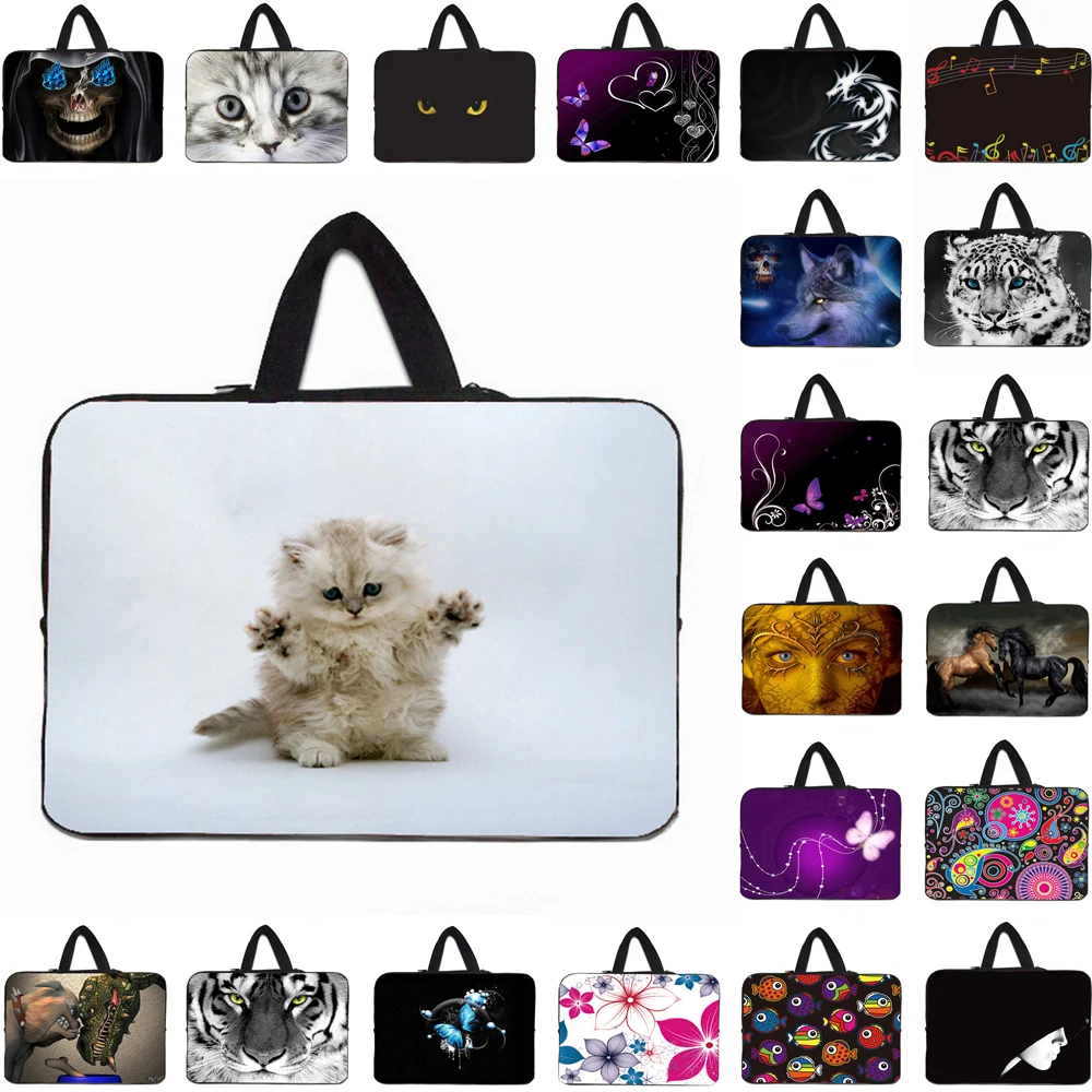 Сумка для переноски ноутбука, чехол для Macbook Air Pro 11 12 13 15 Dell XPS 14 17 женский мужской ноутбук Chromebook 11 13,3 15,4 чехол для ПК