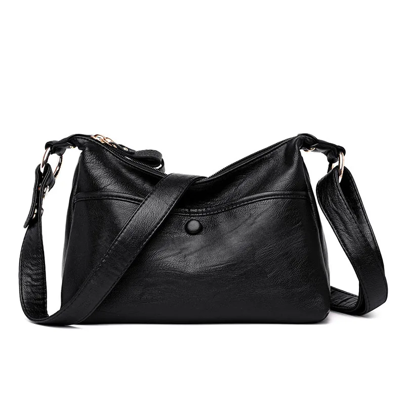 Роскошные кожаные женские сумки дизайнерские через плечо сумки-мессенджеры для