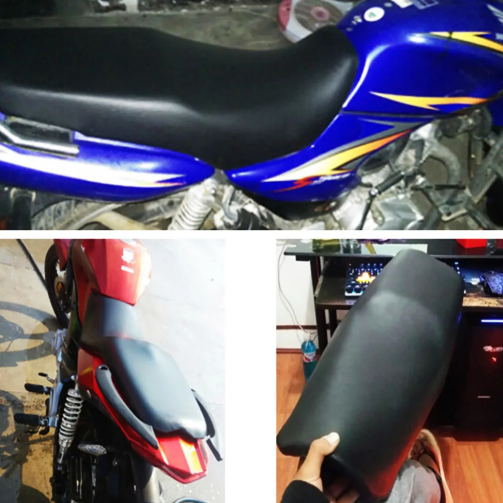Износостойкий Универсальный мотоциклетный скутер электрический автомобиль кожаный чехол для сиденья протектор 88*70 см мотоциклетный кожаный чехол для сиденья