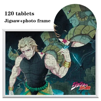 

Jojo's Bizarre Adventure Jigsaw Puzzles 120 Pcs Puzzle Assembling Frame Puzzles Adults Toys Kids Children Educational Toys