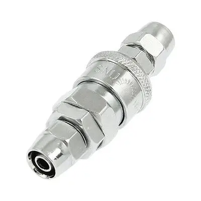 

10mmx6.5mm Pneumatic Hose Pipe Connector Air Quick Coupler