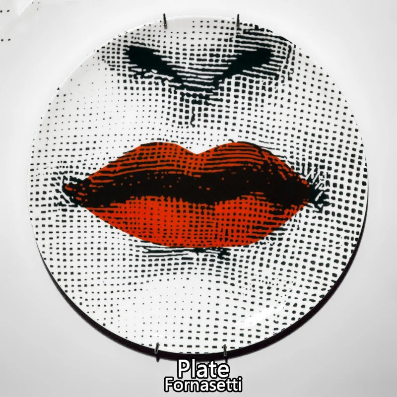 Мода Milan rosenthal Piero fornasetti тарелки, настенные подвесные тарелки, настенные подвесные тарелки, декоративные тарелки, настенные тарелки