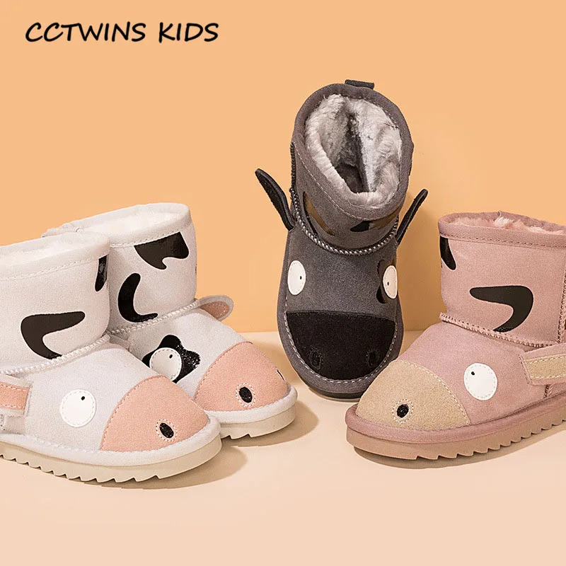 CCTWINS/детская обувь; коллекция года; модные зимние ботинки для малышей; детская обувь из натуральной кожи; брендовые ботинки до середины икры для мальчиков и девочек; SNB179