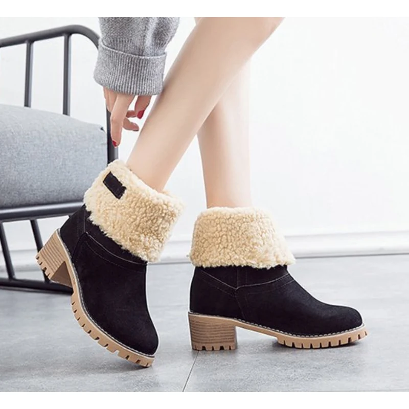 Ботильоны женские беговые кроссовки взрослые дышащие зимние уличные спортивные