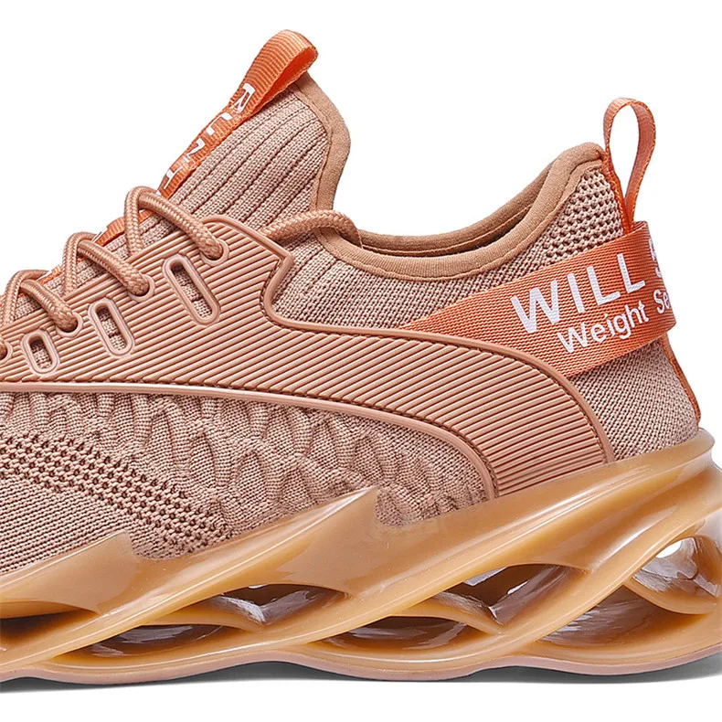 Men Running-Shoes Non-Slip-Light Shock-Absorber Zapatos New Blade Cool Breathable Korean