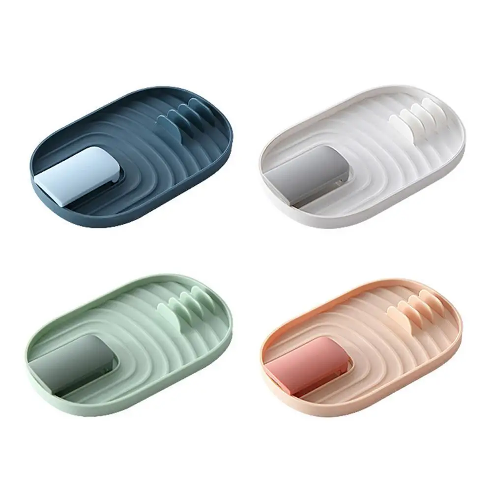 

Kitchen Creative Spatula Rack Soup Spoon Mat Put Pot Soup Shelf Chopstick Spoon Support Non-slip Holder Spatula Cover Put O7F6