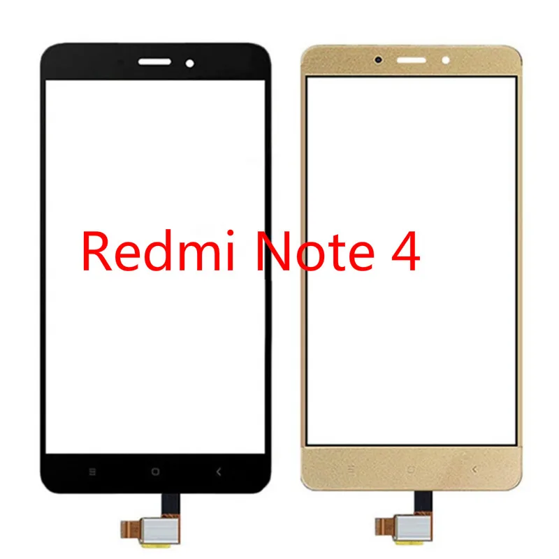 Сенсорный экран для Xiaomi Redmi Note 4 сенсорный 5 ''ЖК-дисплей стекло дигитайзер (MTK