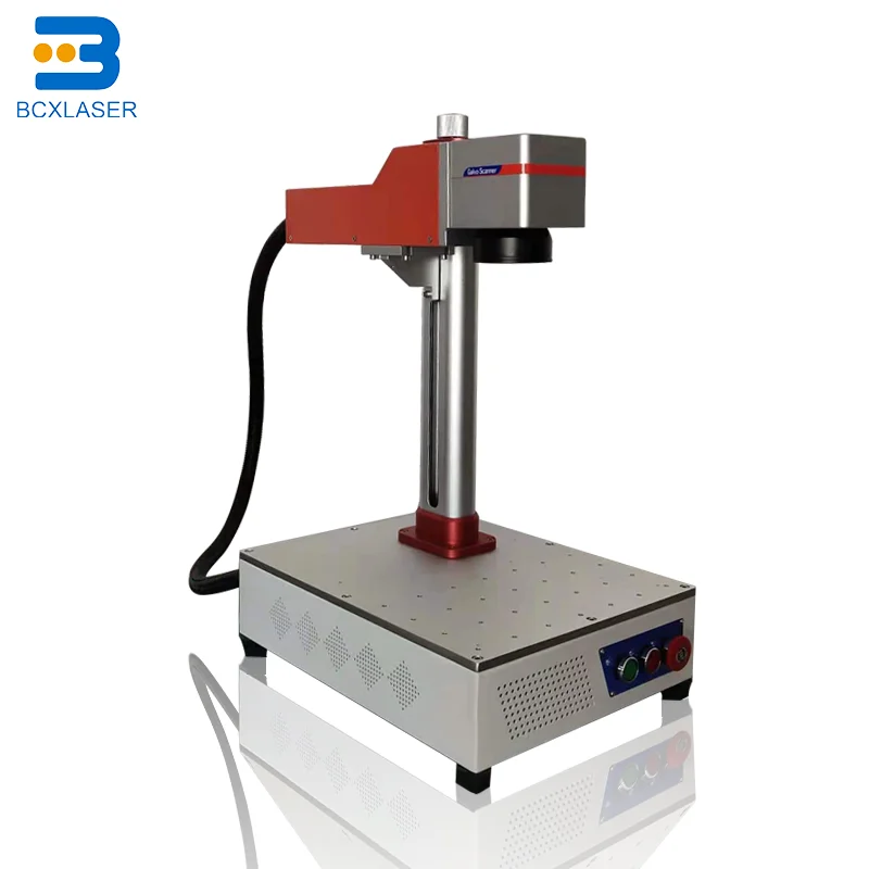  Metal Engraving Optical Fiber Laser Marking Machine With Computer