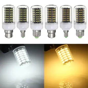 

E14/E27/B22 220V 30W Corn 138-LED Bulb 2500LM Lamp Bedroom Light Warm/White