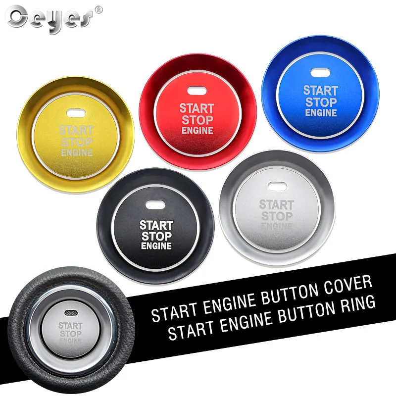 

Ceyes Auto Stickers Case For Mazda BM CX5 CX3 CX 5 2018 CX-5 2017 Car Engine Start Stop Button Ring Covers Interior Accessories