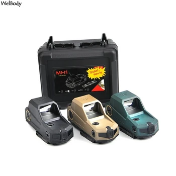 

MH1 Hunting Tactical Red Dot Sight Dual Motion Sensor Reflex Sight Largest Field Of View Night Vision Scope USB Charging