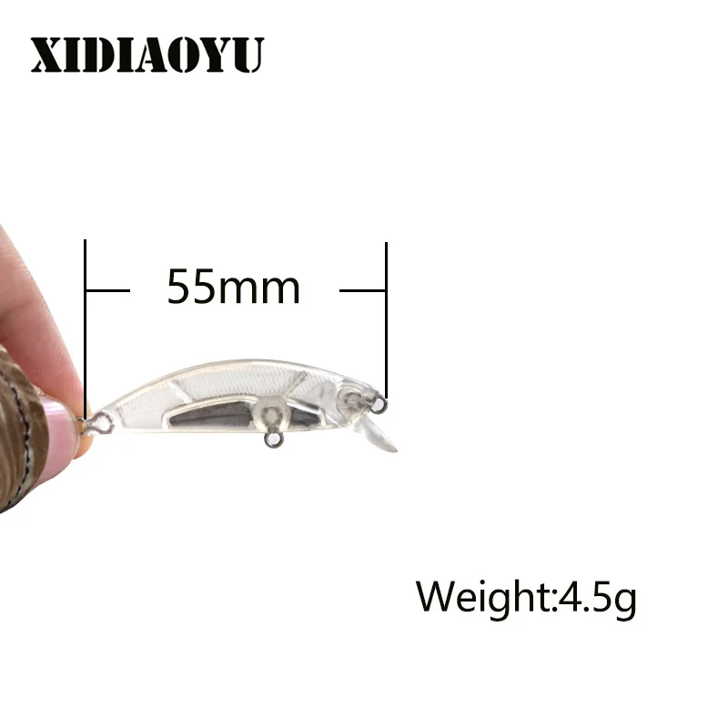 XIDIAOYU 10 Uds Minnow lure 55mm 4,5g DIY
