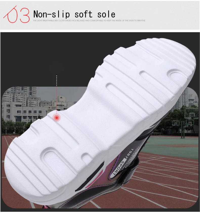 PINSEN 2019 Autumn Kids sneakers Girls Shoes Children's Sport Shoes Shining Light Casual Child Shoes For Girl chaussure enfant (6)