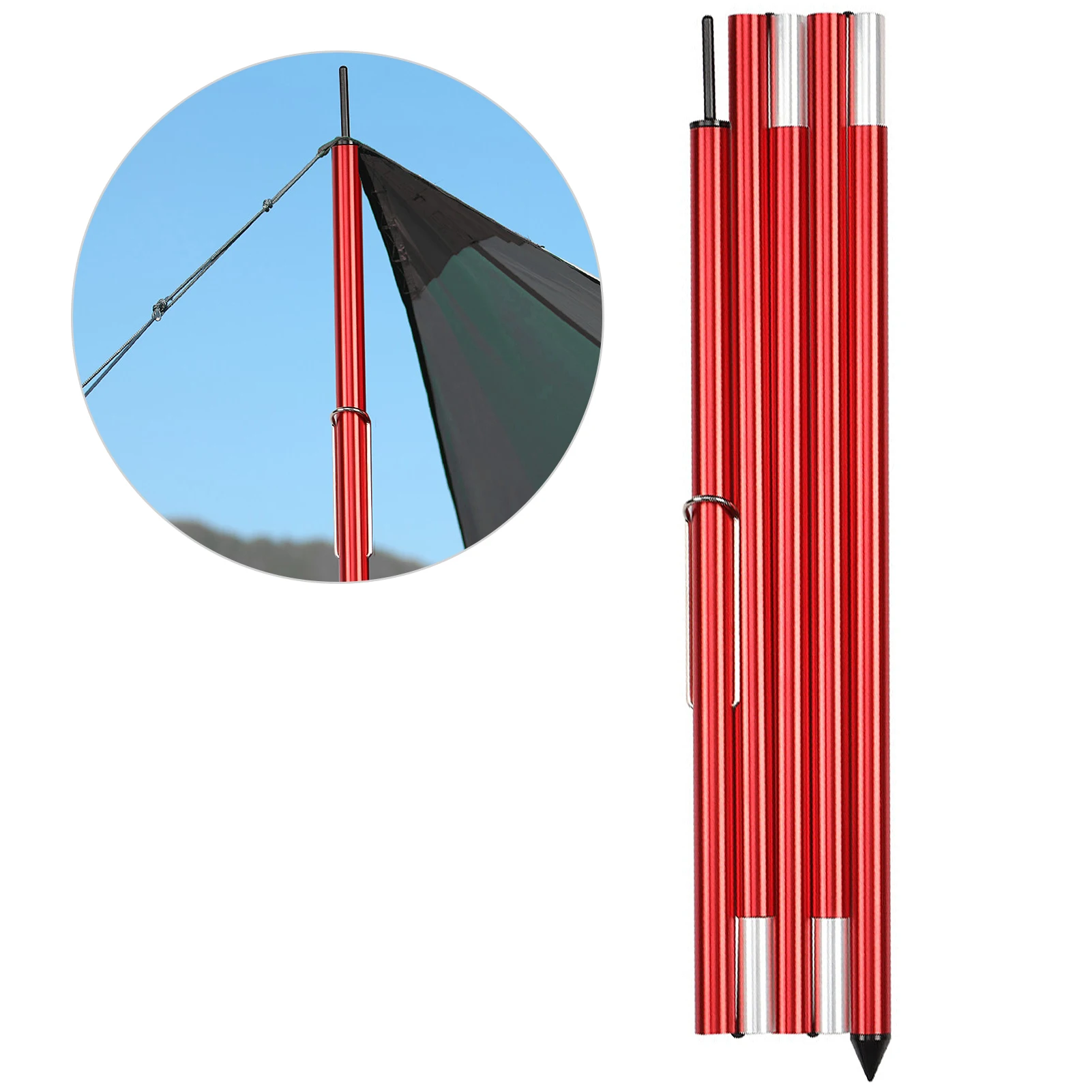 1pc Outdoor Tent Canopy Pole Aluminum Alloy Frame Rod Support Awning Accessories | Спорт и развлечения